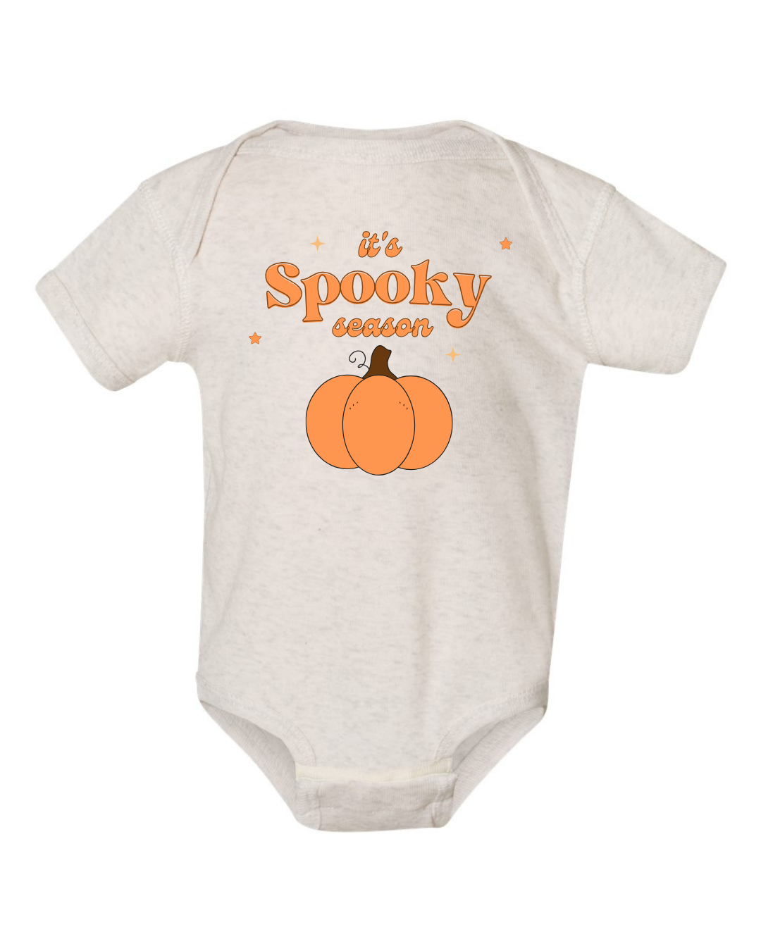 "It's Spooky Season" Rib Bodysuit - Natural