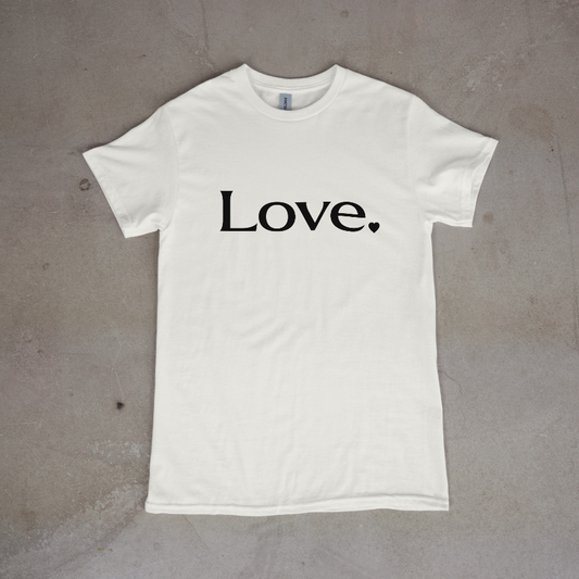 Oversized Love T- Shirt - Cotton Unisex Crewneck T-Shirt - Aurora & Co.