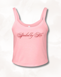 Spoiled By Me Micro Rib Tank - Valentine's Day Self-Love Shirt - Aurora & Co.