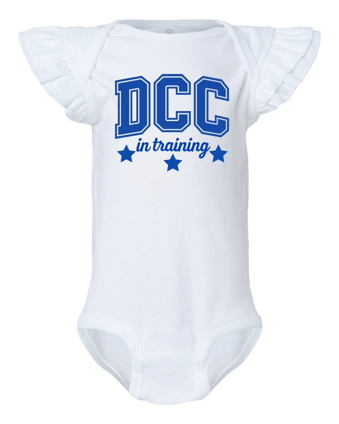 DCC in Training Flutter Sleeve Bodysuit
