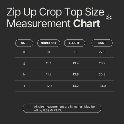 Run Club Elite Zipper Crop Top