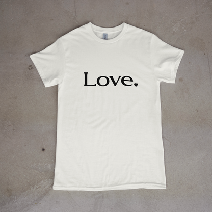 Love T- Shirt -  Premium Ringspun Cotton Unisex Crewneck T-Shirt - Aurora & Co.