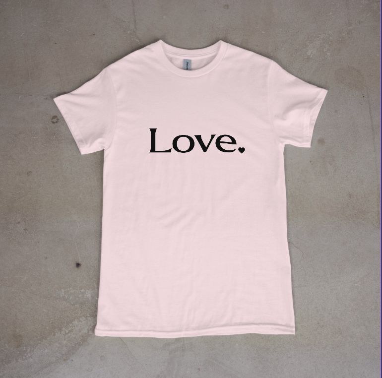 Love T- Shirt -  Premium Ringspun Cotton Unisex Crewneck T-Shirt - Aurora & Co.