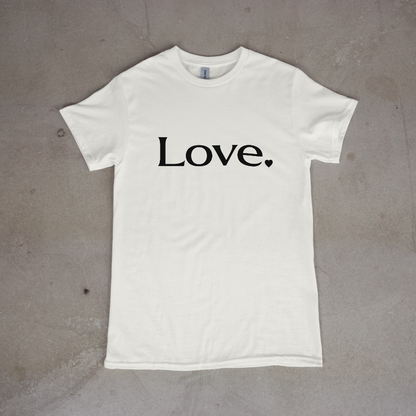 Oversized Love T- Shirt -  Cotton Unisex Crewneck T-Shirt - Aurora & Co.